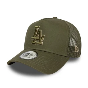 NEW ERA LA DODGERS TRUCKER CAP.9FORTY MLB E FRAME OUTLINE GREEN BASEBALL HAT W25 - Picture 1 of 9