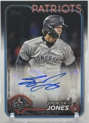 2024 Topps Pro Debut Spencer Jones Auto #PD-165 New York Yankees - Image 1 of 3