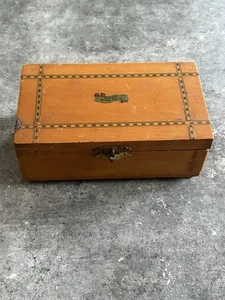 Vtg Wood Trinket Box Hershey Park on Lid (6) - Picture 1 of 8