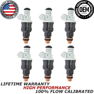 Nuevos inyectores de combustible Bosch OEM 6X para Ford F-150 F-250 F-350 Mustang 1993-96 4,9 L Foto 1 de 4