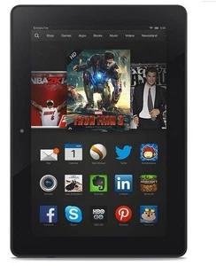 Amazon Kindle Fire HDX 7 (3rd Generation) 16GB, WLAN, 17,8 cm (7 Zoll) - Schwarz - Bild 1 von 7