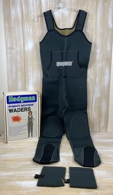 Hodgman Green Neoprene Stocking Foot Chest Waders Women’s Large - Image 1 of 4