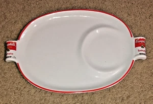 Vintage Campbells Snack Plate With Groove For Soup Cup 1994 By Westwood - Picture 1 of 4