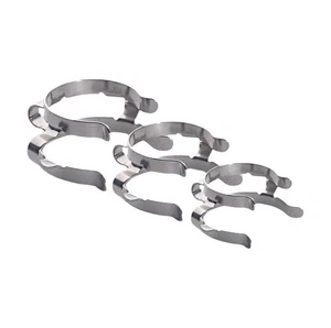 Chemielabor: 10 Stück Edelstahl Standard Gelenk Clip Schnittstellenklemme - Bild 1 von 6
