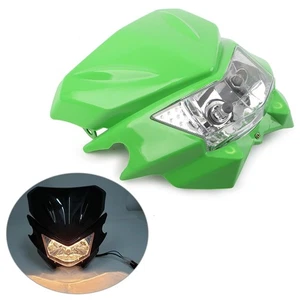 Frontscheinwerfer Verkleidung Hi/Lo für Street Fighter Dirt Bike Motor Grün - Bild 1 von 10