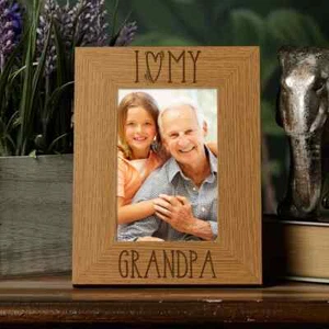 I heart my Grandpa photo frame FW609 - Picture 1 of 3