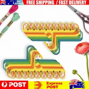 5Pcs Cross Stitch Thread Plate Clothes Hanger Sewing Accessories 27.1x12.5cm - Picture 1 of 11