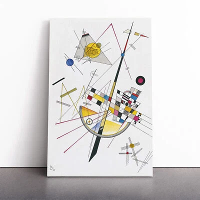 Wassily Kandinski Abstracto No.2 Lienzo Arte de Pared Impresión Cuadro Enmarcado Decoración del Hogar Foto 1 de 4