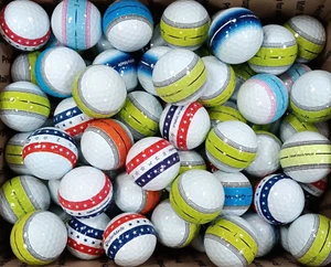 100 AAAAA MINT TaylorMade • TOUR RESPONSE COLOR STRIPE • Excellent 5A Golf Balls - Picture 1 of 4
