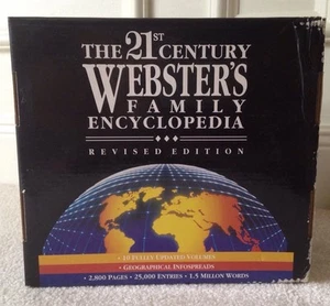The 21st Century Webster's Family Encyclopedia, 10 Volume Boxed Set VGC - Picture 1 of 8