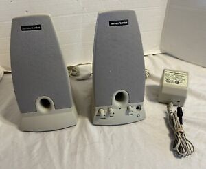 Harman/Kardon HK195 2.0 Multimedia Speaker System Tested/Working