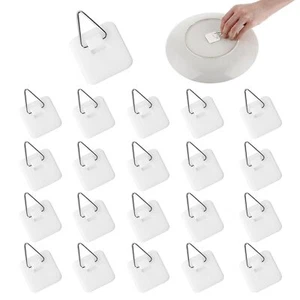 Plate Hangers for the Wall 20 Pack Wall Plate Hangers Vertical Plate Holders - Picture 1 of 7