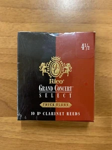 Ance Rico Grand Concert Select Thick Blank clarinetto Sib spessore 4 1/2 - Foto 1 di 1