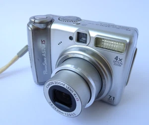 Canon PowerShot A570 IS Digital Camera 7.1 Tested silver+SD card 8gb - Picture 1 of 20