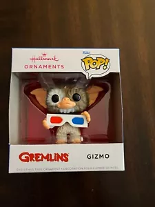 Hallmark Blue Box Christmas Tree Ornament Funko Pop! GREMLINS GIZMO - NEW - Picture 1 of 1