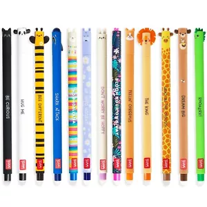 Legami Erasable Gel Ink Rollerball Pens - 0.7mm - Cute Animal Themed Pen Sets - Picture 1 of 21