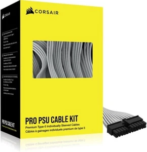 Corsair Premium Single Jacketed Type 5 PSU Cable - Pro Kit - White - Afbeelding 1 van 2