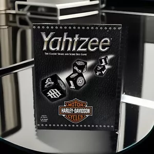 Yahtzee HARLEY-DAVIDSON Motorcycles Dice Game 2003 USAopoly Hasbro Licensed Dice - Picture 1 of 15