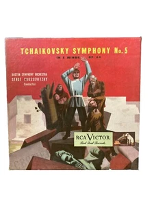 Tchaikovsky symphony No5 Boston Symphony Orchestra Koussevitzky RCA RedSeal 1950 - Picture 1 of 3