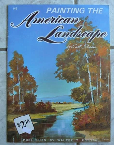 VTG Painting the AMERICAN LANDSCAPE #145,Carl Stricker, Walter Foster 1960 Lg.PB - Picture 1 of 10