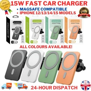 Magsafe Téléphone Support Magnétique Sans Voiture Chargeur Pour Samsung S25 Edge - Photo 1 sur 14
