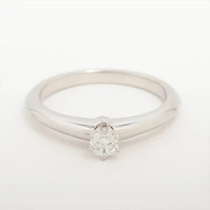 Tiffany Solitaire diamond Ring Pt950 5.1g Diameter about 3.63mm - Picture 1 of 6