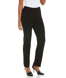 NWT Rafaella The Slim Black Pull on Stretch Dress Pants High Rise Slimming 79.00 - Picture 1 of 11