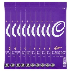 Cadbury Instant Hot Chocolate Sticks 28g x 10 Pack - Picture 1 of 1