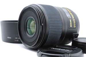 Near Mint Nikon AF-S NIKKOR 60mm f/2.8G ED Micro Wide Angle Lens w/ Hood - Picture 1 of 24