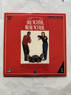 See No Evil, Hear No Evil (1989 LASERDISC) RARE, Gene Wilder Foto 1 de 4
