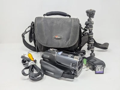 Videocámara Samsung HMX-F80 HD con memoria flash con batería y cargador, probada Foto 1 de 4