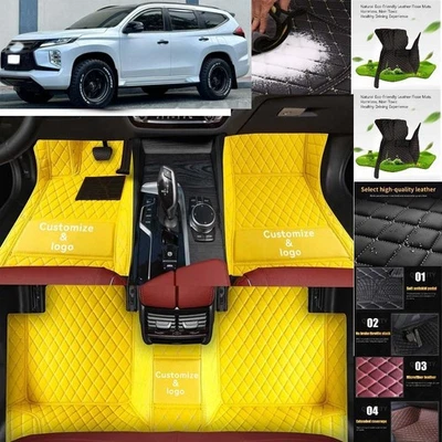 For Mitsubishi Montero Sport Floor Mats All Weather Protection Floor Liners Foto 1 de 4