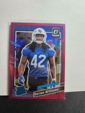 2023 Donruss Optic Preview Rated Rookie Pink Holo Dorian Williams #309 Bills