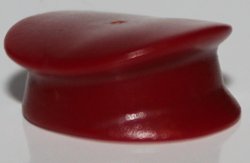 Lego City Police Hat Dark Red Cap Minifig Headgear - Image 1 of 1