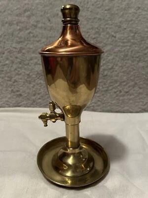 Samovar vitoriano antigo de cobre - Imagem 1 de 4