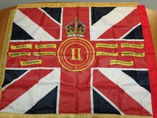 The Oxfordshire and Buckinghamshire Light Infantry 2nd Bn king's colours flag