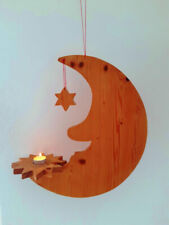 Kinderzimmer Deko Sonne Mond Stern aus Holz