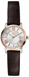 Guess Collection 2 Tone Slimclass Brown Strap swiss Women's Watch Y57006L1 - Picture 1 of 2
