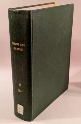Theatre Arts 1944, Vol. 28 Complete Year, Vintage Bound Magazines w/ Covers - Image 1 of 4