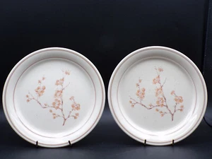 2 Vintage Corning Corelle Cornerstone China Blossom Lunch Plates 8.5" D25 - Picture 1 of 6