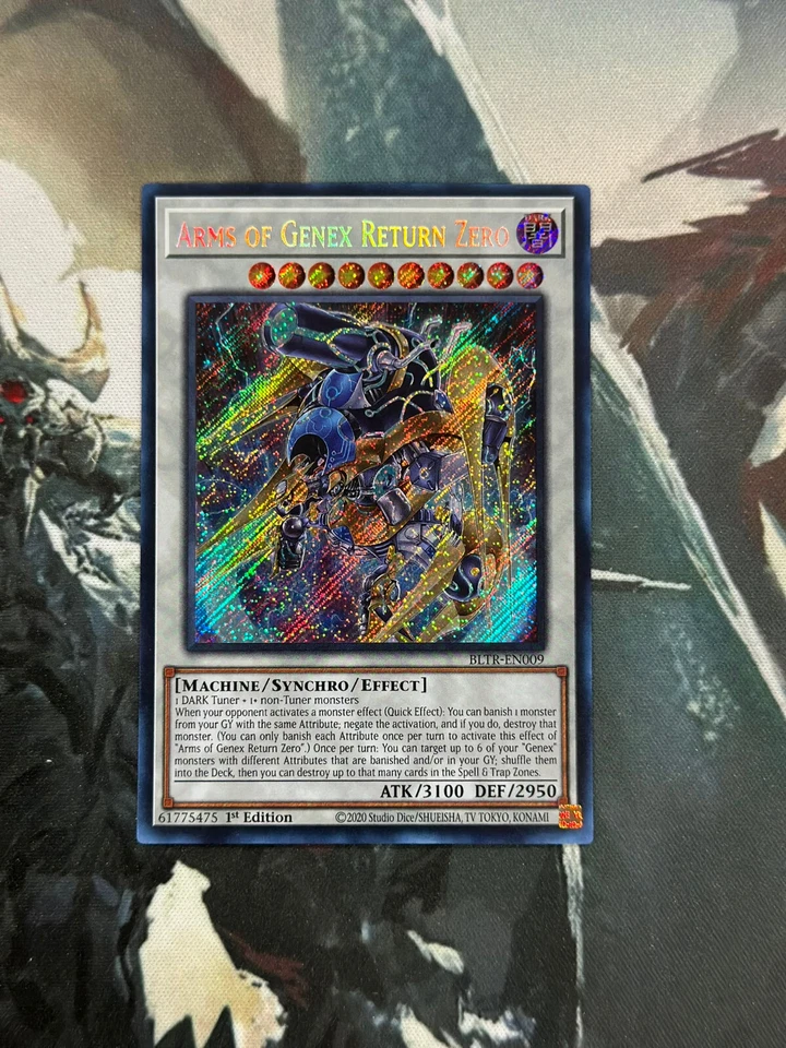 Yugioh Arms of Genex Return Zero Secret 罕见 BLTR — 第 1/1 张图片