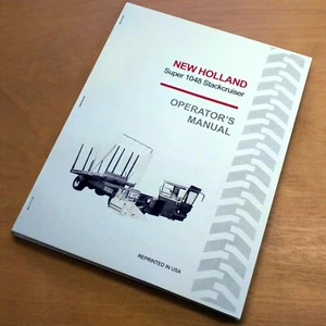 New Holland Super 1048 Stackcruiser Bale Wagon Operator's Owners Book Manual NH - Picture 1 of 5