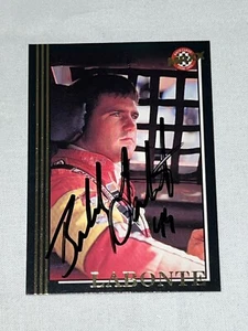 Bobby Labonte VINTAGE WINSTON CUP NASCAR HOFer 1992 MAXX #44 autographed card - Picture 1 of 1