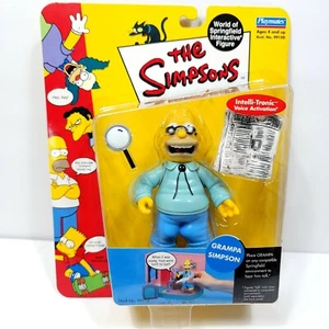 The Simpsons GRAMPA Simpson Figure World of Springfield Series 1 Grandpa - Picture 1 of 5