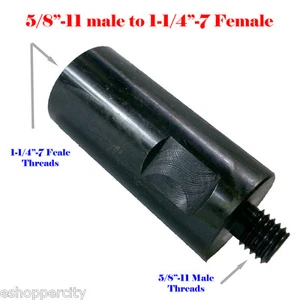 Core Drill Bit Adapter 1-1/4” -7 Thread Female to 5/8"-11 male Diamond Convertor - Picture 1 of 3