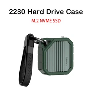Portable M.2 NVME SSD 2230 Hard Drive Enclosure Case For iPhone 15 and Huawei - Picture 1 of 8