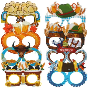 24 Pcs Papiergläser Brillengestell Dekoration Lustige Halloween-Brille Kind - Bild 1 von 12