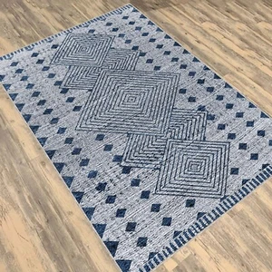Traditionell gemusterter Teppich, Vintage Stil Teppich, weicher & robuster Vorleger, Landhaus - Bild 1 von 12