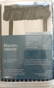"Blusa cenefa 3 Sears Whole Home Colormate gris ébano a rayas 84"" x 15" - Imagen 1 de 3