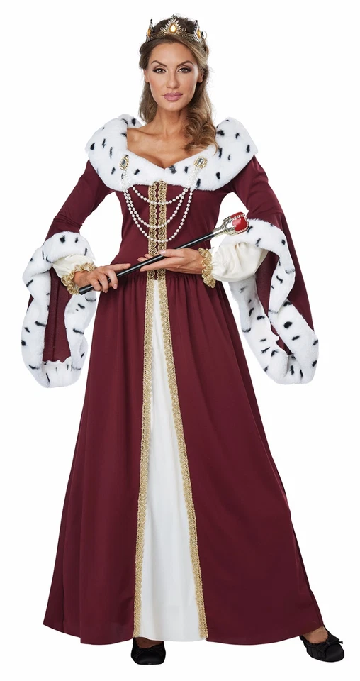 Disney Royal Storybook Queen Medieval Renaissance Adult Costume - Image 1 of 1